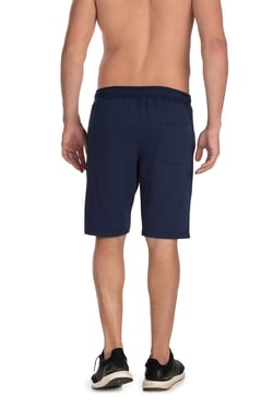 Kit 3 Bermudas de Moletom Azul Marinho Lisa