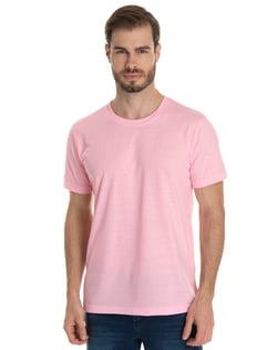 Camiseta PV / Malha Fria Rosa Claro