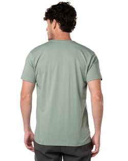 Camiseta de Algodão Egípcio Verde Sálvia