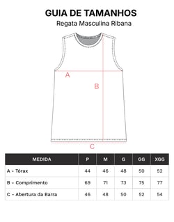 Kit 3 Regatas Masculinas Canelada em Ribana 04