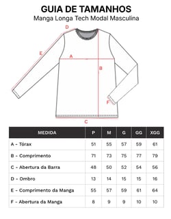 Camiseta Manga Longa Tech Modal Masculina Branca
