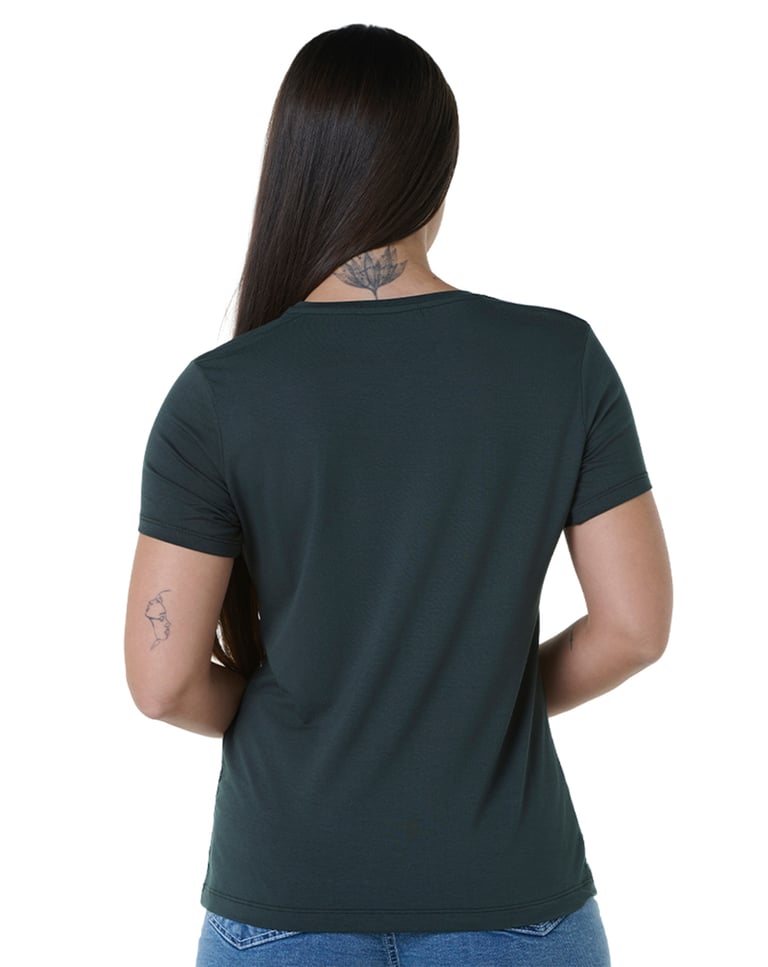 Camiseta Tech Modal Feminina Grafite