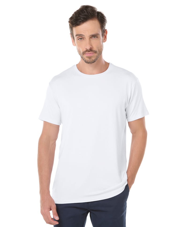 Camiseta Tech Modal Masculina Branca