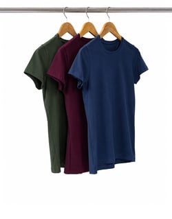 Kit 3 Camisetas de Algodão Egípcio Femininas 13