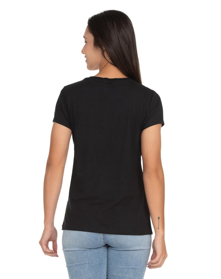 KIT 5 Baby Look de Algodão Premium Preta