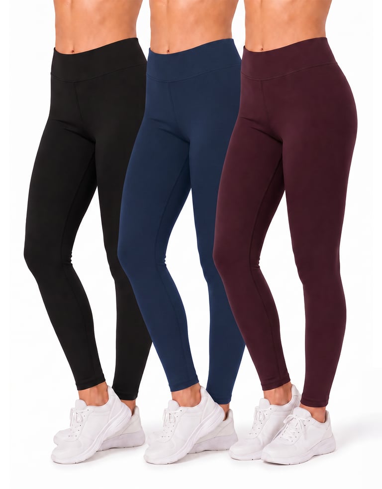 Kit 3 Calças Leggings Fitness Feminina 03