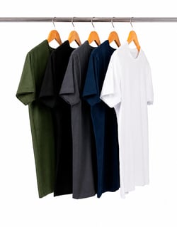 Kit 5 Camisetas Masculinas de Algodão Premium 03