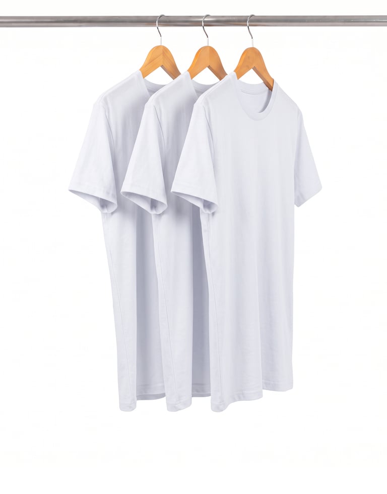 Kit 3 Camisetas Masculinas de Algodão Premium