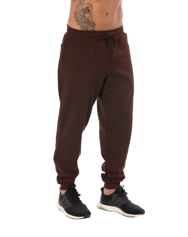 Calça Masculina de Moletom Marrom