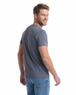 Camiseta Tech Modal Masculina Cinza Chumbo