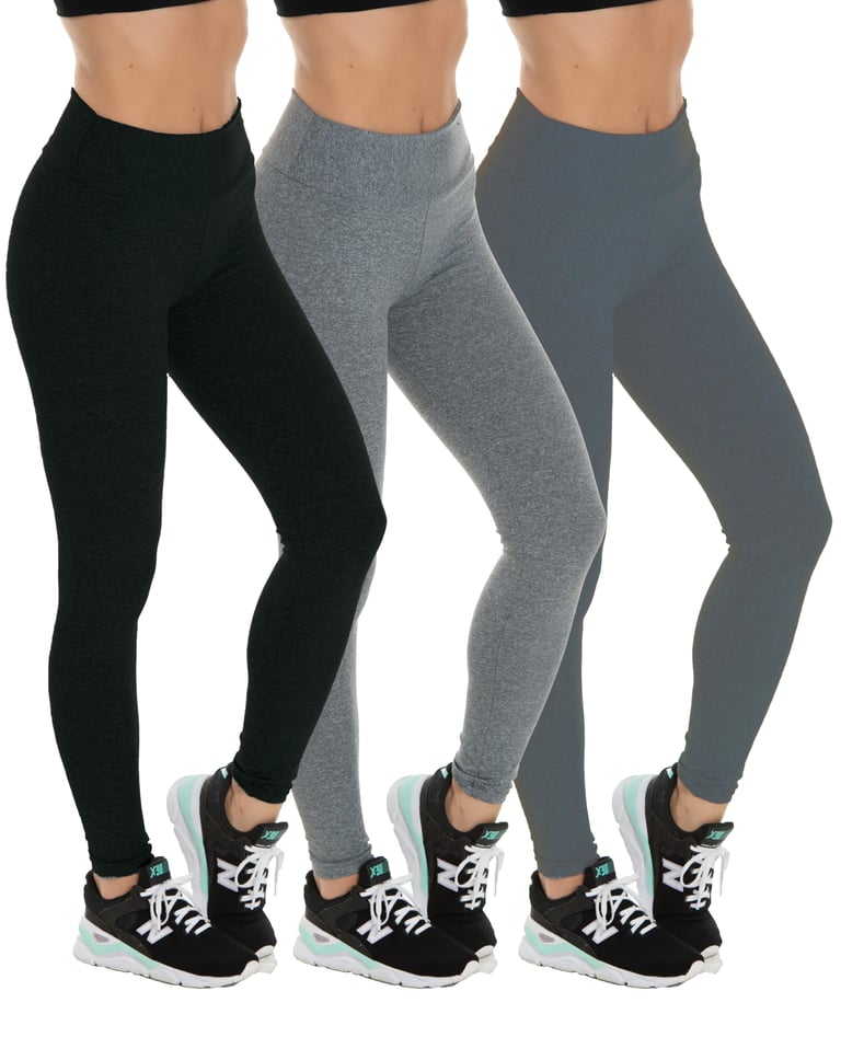 Kit 3 Calças Leggings Fitness Feminina 3