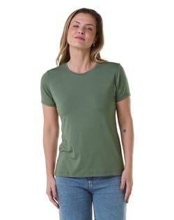 Camiseta Tech Modal Feminina Verde Oliva