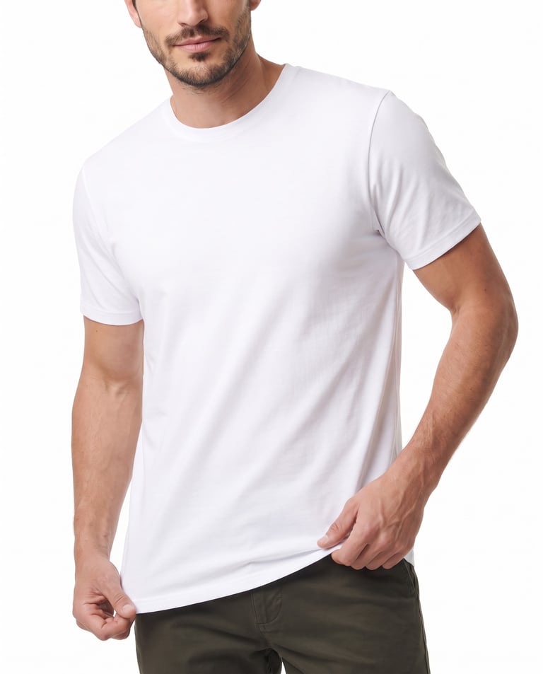 Camiseta Tech Modal Masculina Branca