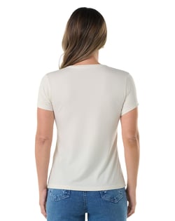 Camiseta Tech Modal Feminina Off White