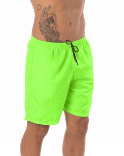 Short de Praia Masculino Verde Fluorescente