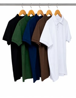 Kit 5 Camisas Polo Piquet Masculinas 01