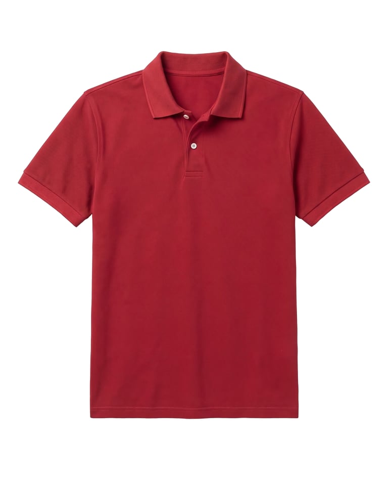 Camisa Polo Piquet Masculina Vermelha