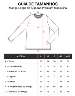 Camiseta Manga Longa de Algodão Premium Bordô