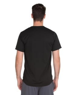 Kit 5 Camisetas Masculinas Dry Fit Pretas Proteção UV 30+