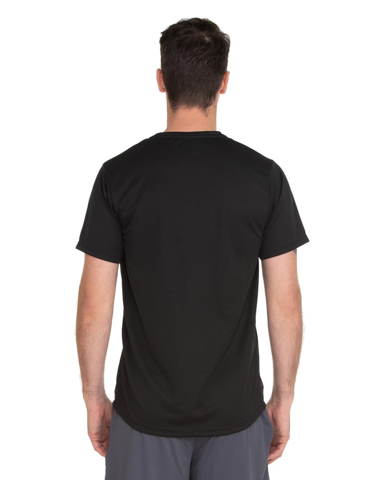 Camiseta Dry Fit Preta Proteção UV 30+