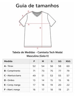 Camiseta Tech Modal Gola V Masculina Preta