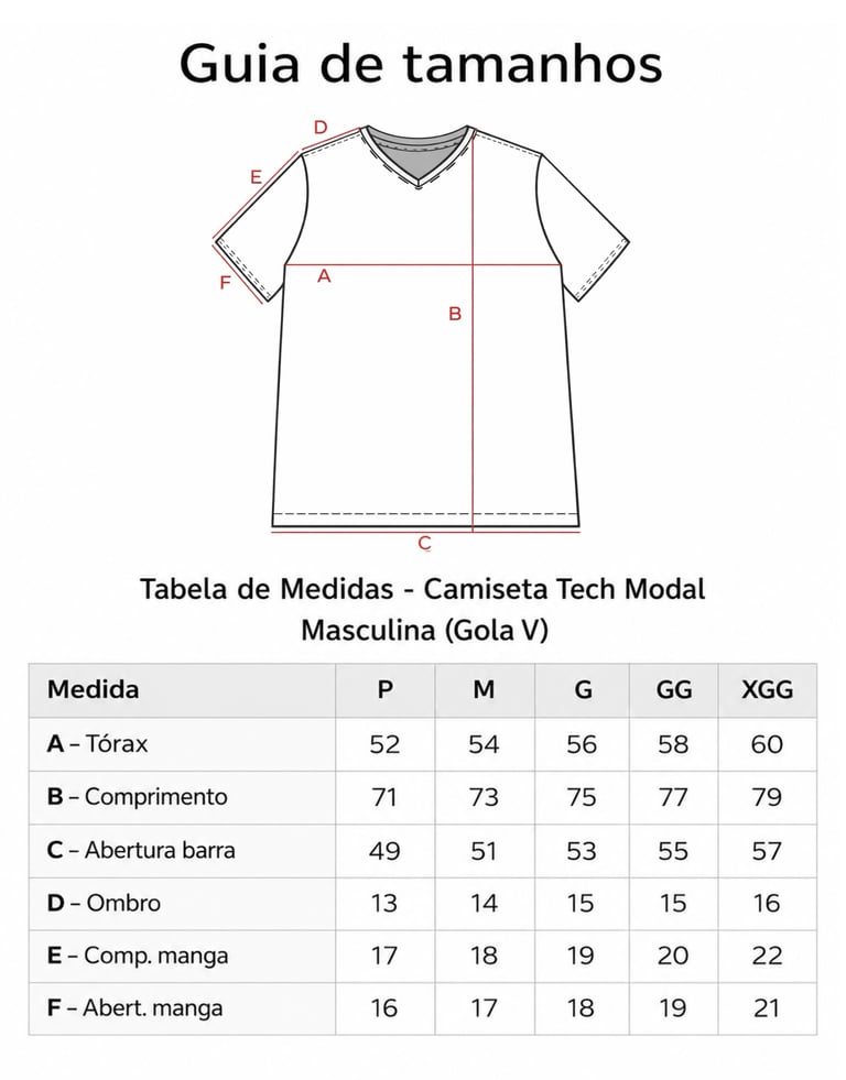 Camiseta Tech Modal Gola V Masculina Preta