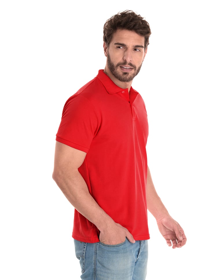 Camisa Polo Piquet Masculina Vermelha