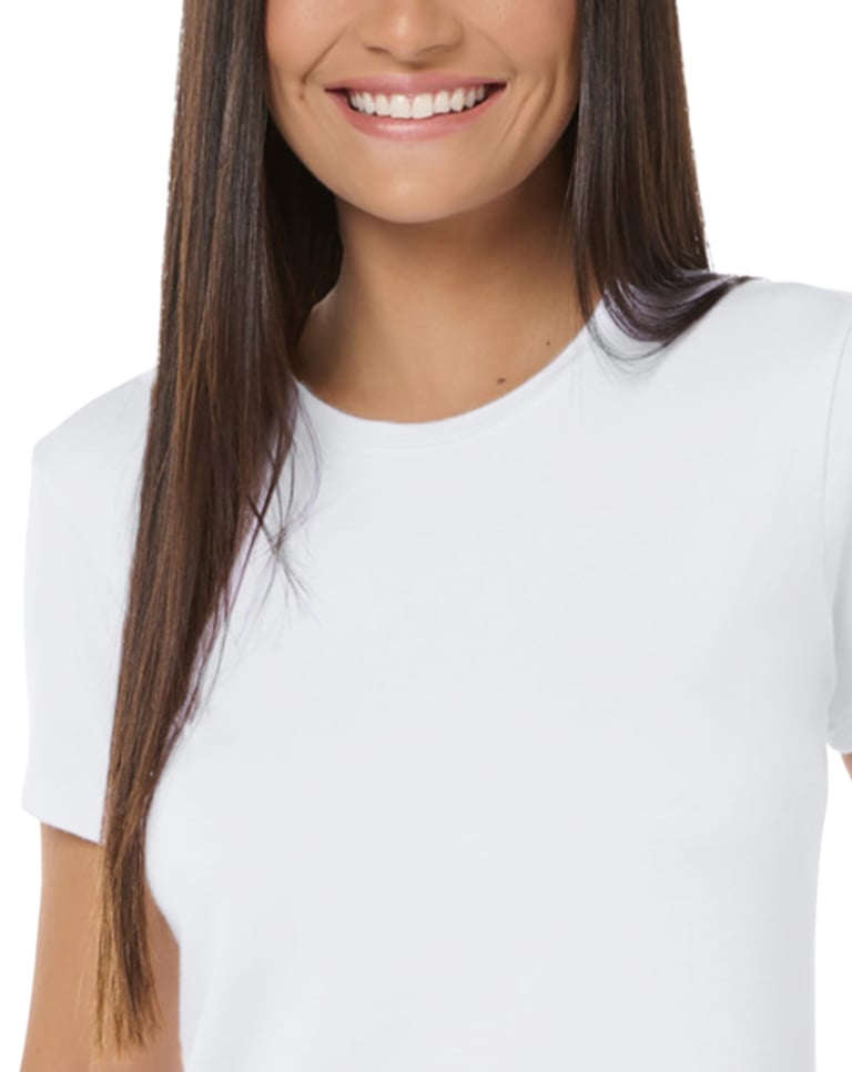 Camiseta Tech Modal Feminina Branca