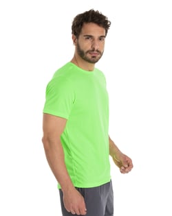 Camiseta Dry Fit Verde Fluorescente Proteção UV 30+