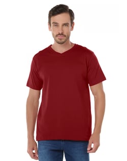 Kit 3 Camisetas Masculinas Gola V de Algodão Premium 02