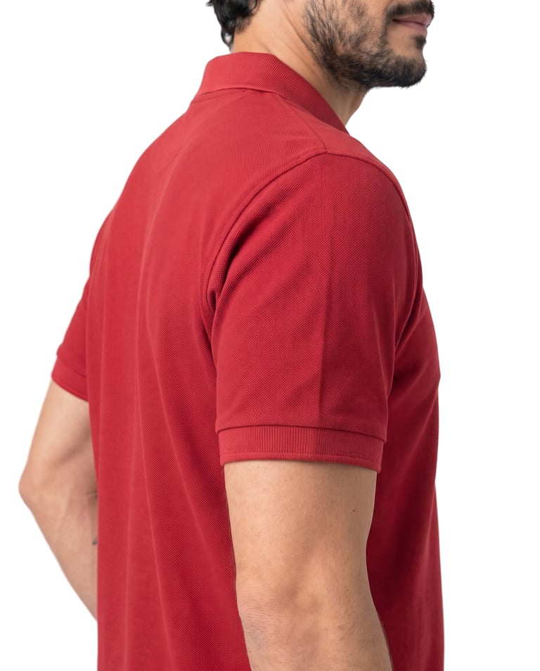 Camisa Polo Piquet Masculina Vermelha