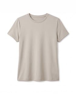 Camiseta Tech Modal Feminina Areia