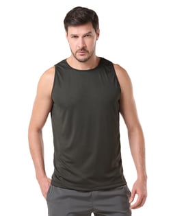 Regata Dry Fit Verde Militar Proteção UV 30+