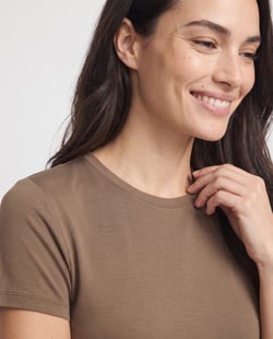 Camiseta Tech Modal Feminina Madeira