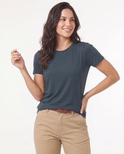 Camiseta Tech Modal Feminina Grafite