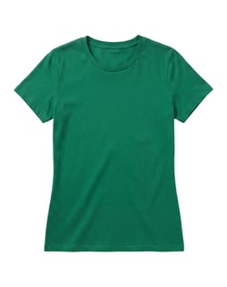 Baby Look de Algodão Premium Verde Bandeira
