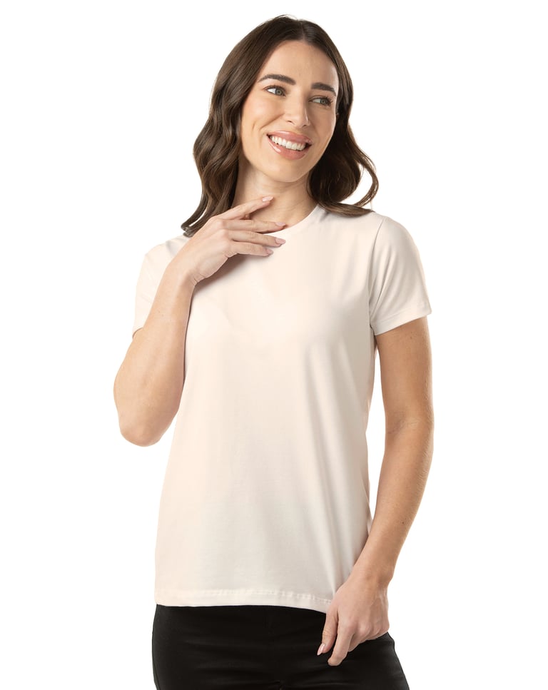 Kit 3 Camisetas de Algodão Egípcio Feminina 11