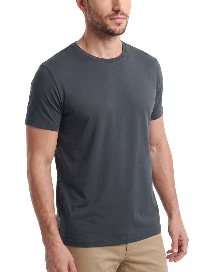 Camiseta Tech Modal Masculina Grafite