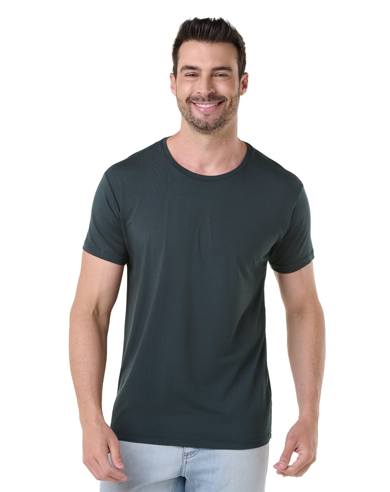 Camiseta Tech Modal Masculina Grafite