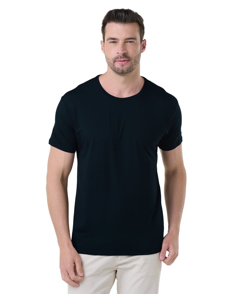 Camiseta Tech Modal Masculina Preta