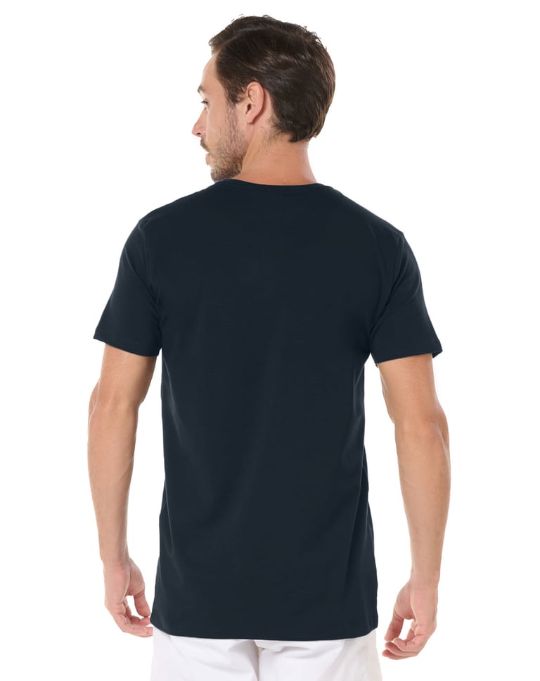 Camiseta Tech Modal Masculina Azul Marinho