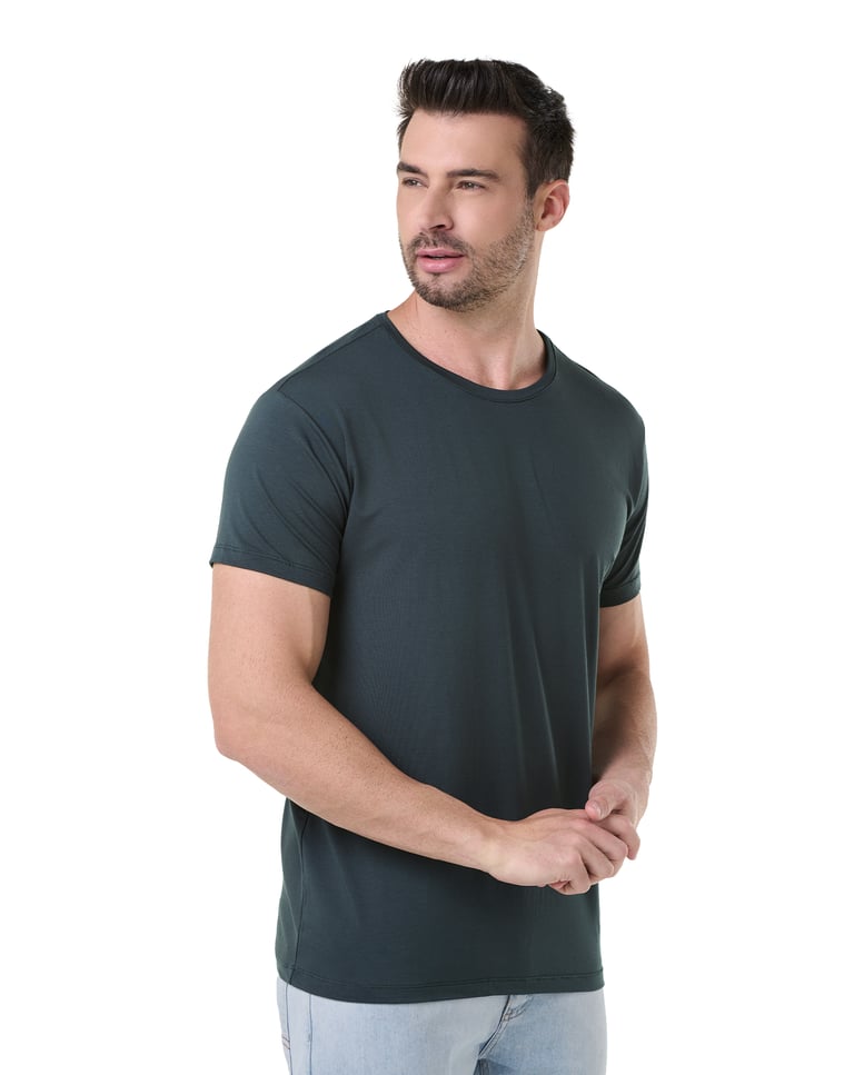 Camiseta Tech Modal Masculina Grafite