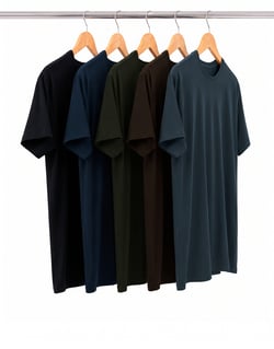 Kit 5 Camisetas Tech Modal Masculinas