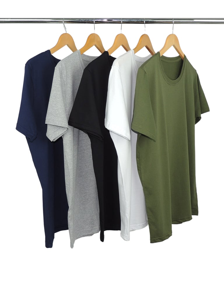 Kit 5 Camisetas Masculinas de Algodão Premium 13