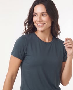 Camiseta Tech Modal Feminina Grafite