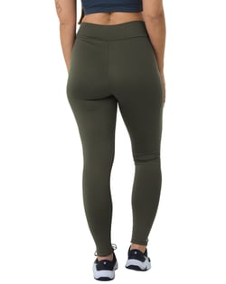 Calça Legging Fitness Feminina Verde Fóssil