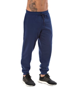Calça Masculina de Moletom Azul Marinho