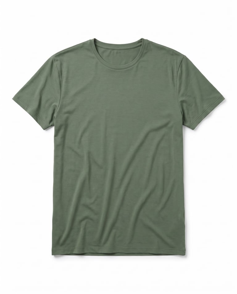 Camiseta Tech Modal Masculina Verde Oliva