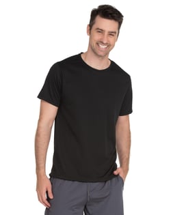 Kit 5 Camisetas Masculinas Dry Fit Pretas Proteção UV 30+