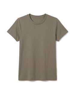 Camiseta Tech Modal Feminina Cinza Terra